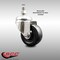 Service Caster 3 Inch 316SS Soft Rubber Wheel Swivel 12mm Threaded Stem Caster SCC SCC-SS316TS20S314-SRS-M1215 - alternate 1